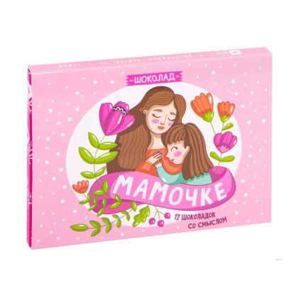 Шоколад молочный "Кватро. Мамочке", 60 г