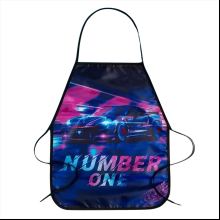 Фартук для труда "Number one", синий, розовый