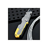 Нож строительный Deli YS EDL007Z, 19 мм, складной, трапеция - 4