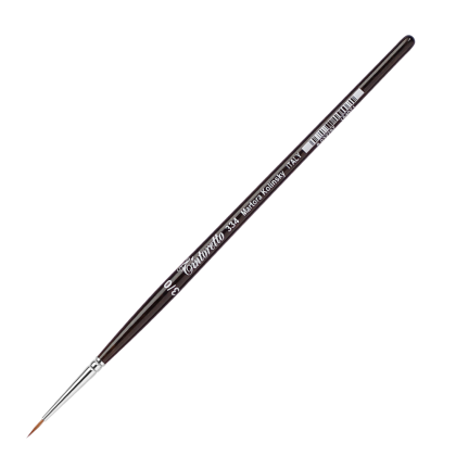 Кисть д/рисования "Tintoretto" колонок, круглая, на короткой ручке №3/0