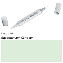 Маркер перманентный "Copic Sketch", G-02 спектральный зеленый