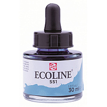 Жидкая акварель "ECOLINE", 551 небесно-голубой светлый, 30 мл