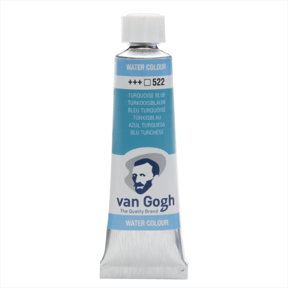 Краски акварельные "Van Gogh", 522 бирюзовый, 10 мл, туба