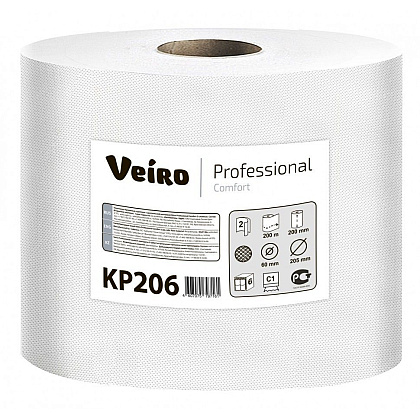 Полотенца бумажные с центральной вытяжкой "Veiro Professional Comfort", 2 слоя