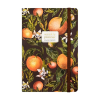 Еженедельник недатированный "Flora. Paradise. Oranges", А5, 144 страниц, линованный, оранжевый, зеленый - 2