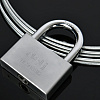 Замок навесной Deli YS EDL508912, 70 мм, автомат, 4 ключа - 4