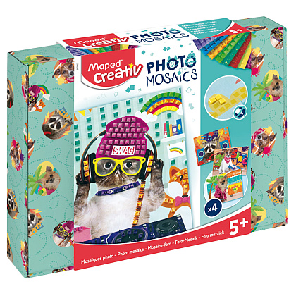 Набор для творчества Maped "Creative Cool Animals”, мозаика