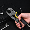 Клещи с фиксатором Deli YS DL109010H, 205 мм., желтый, черный - 3
