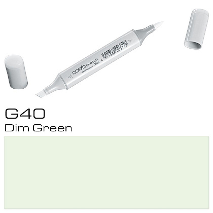 Маркер перманентный "Copic Sketch", G-40 тусклый зеленый
