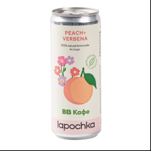Напиток "Lapochka" вкус персика и вербены 0.33 л.