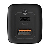 Сетевое зарядное устройство Baseus "CCGAN2L-B01" GaN2 Lite Quick Charger Type-C+USB, черный - 2