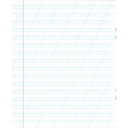 Тетрадь "Однотонная №4", А5, 12 листов, косая линейка, оранжевый, РБ - 3