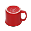 Кружка керамическая "Гирлянда", 450 мл, красная - 2