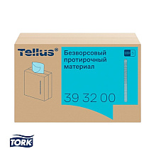 Протирочный материал нетканый Tellus, безворсовый, 1 слой, 100 листов, WM5