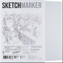 Калька "Sketchmarker" в папке, А4, 90 г/м, 100 листов