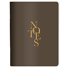 Тетрадь "Notes", А5, 48 листов, клетка, коричневый
