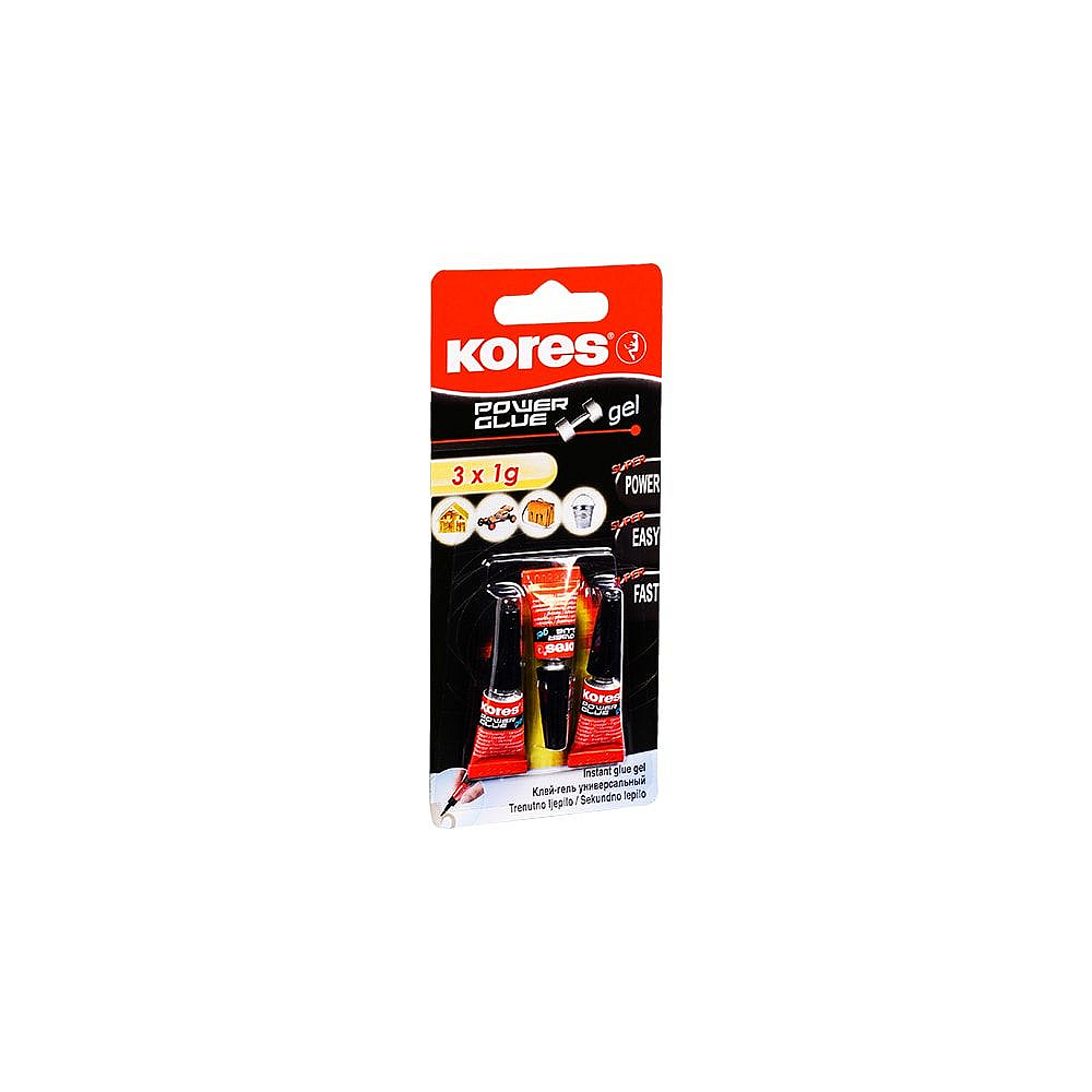 Клей универсальный Kores "Powerglue Gel", 1 г