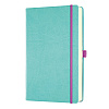 Блокнот Castelli Milano "Aqua Green", А5, 120 листов, клетка, бирюзовый - 2