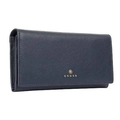 Кошелек "Monaco Navy", кожа, темно-синий - 2