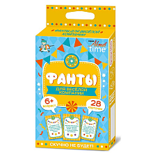 Игра настольная "Фанты. Для веселой компании"