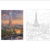Раскраска на английском языке "Thomas Kinkade Studios. Inspired Destinations. A Coloring Book for Travelers" - 3