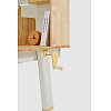 Стол Ergosmart регулируемый Galleon, 1200х700х(520-760) мм, гевея, с книжной полкой - 13