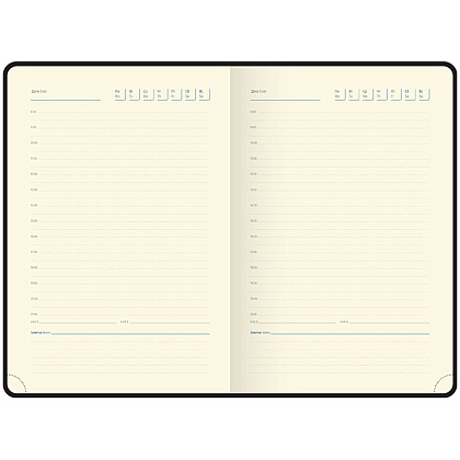 Ежедневник недатированный "Silver Pristine", А5, 320 страниц, красный - 6