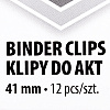 Зажим для бумаги "Office Products", 41 мм, 12 шт, черный - 4