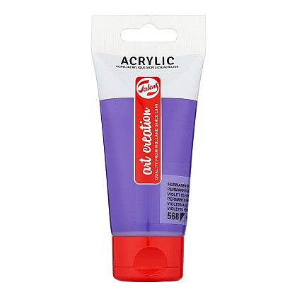 Краски акриловые "Talens art creation", 568 сине-фиолетовый устойчивый, 75 мл, туба