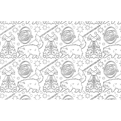 Раскраска "Colouring Book. Harry Potter: Gryffindor House Pride", (английский язык) - 5