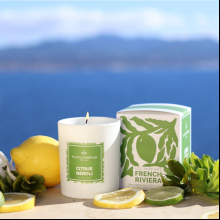 Свеча ароматическая PLANTES&PARFUMS "Citrus Neroli", 180 гр
