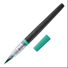 Кисть "Color Brush", изумрудный зеленый, блистер