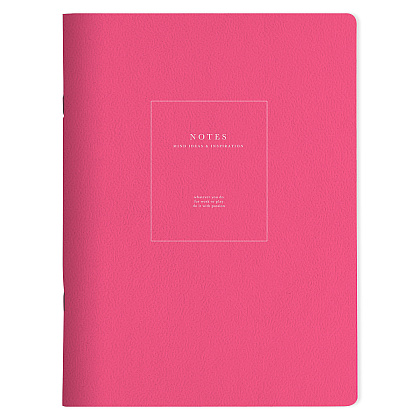 Тетрадь "Notes", А4, 48 листов, клетка, малиновый