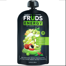 Пюре фруктовое "Smartfood smoothie fruds", вкус груша, яблоко, киви и крыжовник