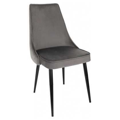 Стул Бюрократ "CH-K4", ткань, темно-серый, металл
