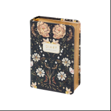 Ежедневник недатированный "Flora. Night Garden", А7, 416 страниц, черный