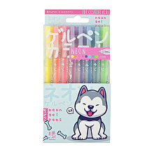Набор гелевых ручек "Neon. Kawaii Animals", 8 шт, разноцветный