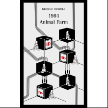 Книга на английском языке "1984. Animal Farm", Джордж Оруэлл