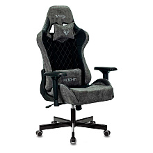 Кресло игровое Бюрократ "VIKING 7 KNIGHT", металл, ткань, черный