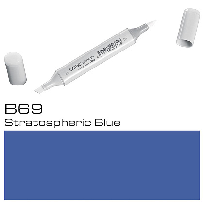 Маркер перманентный "Copic Sketch", B-69 стратосферный синий