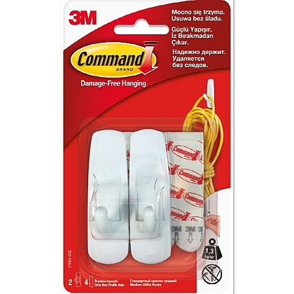 Крючок "3М" с системой крепления Command