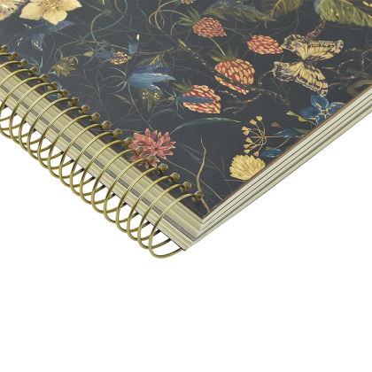 Книга записная "Flora. Лесные ягоды", В5, 120 листов, клетка, линейка, точка, черный - 3