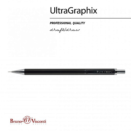 Карандаш автоматический "UltraGraphix", 0.3 мм, с ластиком, ассорти - 2