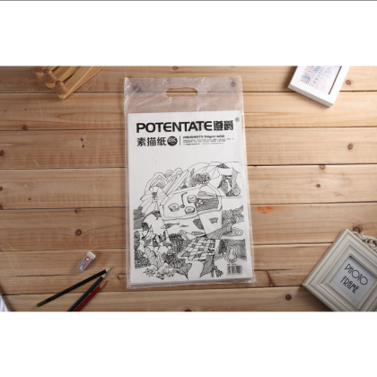 Бумага для рисования "Potentate", 180 г/м2, 27х39 см, натуральный белый - 2