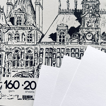 Блок бумаги для акрила, гуаши и темперных красок "Sketch&Art", А4, 160 г/м2, 20 листов  - 4