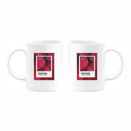 Кружка керамическая "Color of Belarus. Pantone Ya u mamy burachok", 330 мл, белый