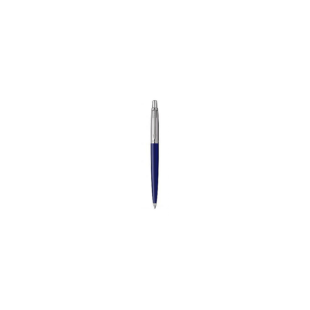 Ручка шариковая автоматическая "Parker Jotter Royal Blue CT", 1.0 мм, синий, серебристый, стерж. синий - 2