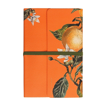 Ежедневник недатированный "Fauna. Paradise. Oranges", А5, 192 страниц, линейка, оранжевый - 2
