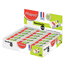 Ластик Maped "Technic 300", 1 шт, белый