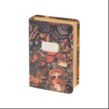 Ежедневник недатированный "Flora. Forest Fairy Tale", А7, 416 страниц, черный, красный